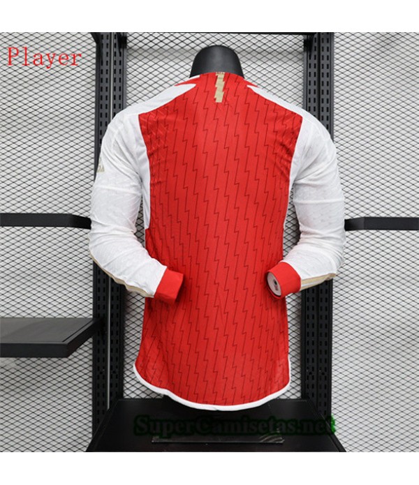 Tailandia Primera Equipacion Camiseta Player Arsenal Manga Larga 2023/24
