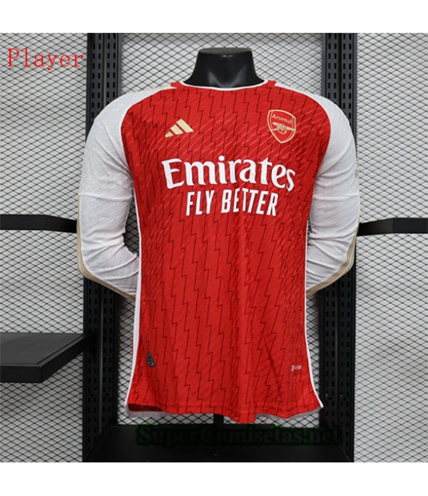 Tailandia Primera Equipacion Camiseta Player Arsenal Manga Larga 2023/24