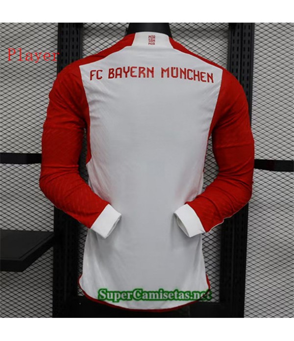 Tailandia Primera Equipacion Camiseta Player Bayern Munich Manche Longue 2023/24