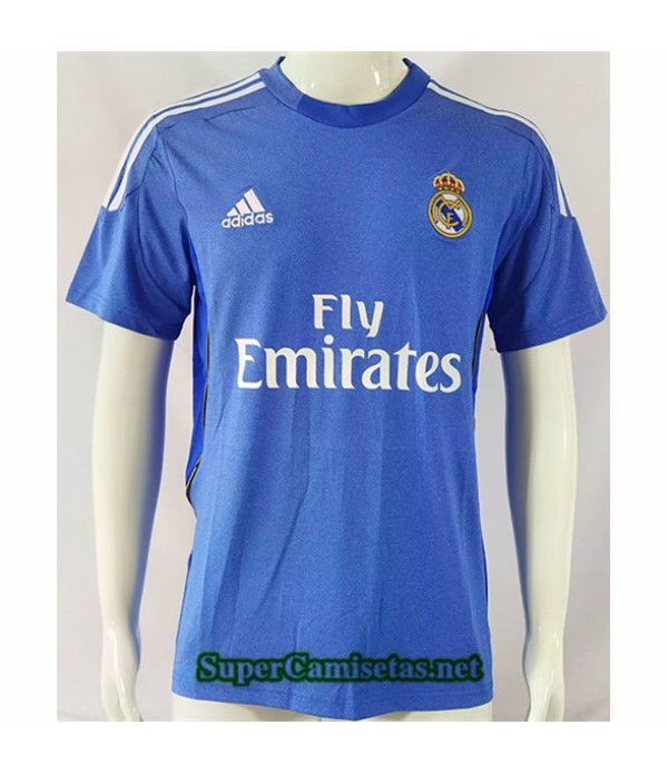 Tailandia Segunda Equipacion Camiseta Clasicas Real Madrid 2013 14