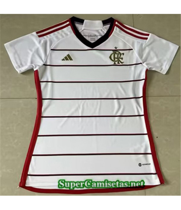 Tailandia Segunda Equipacion Camiseta Flamengo Fem...