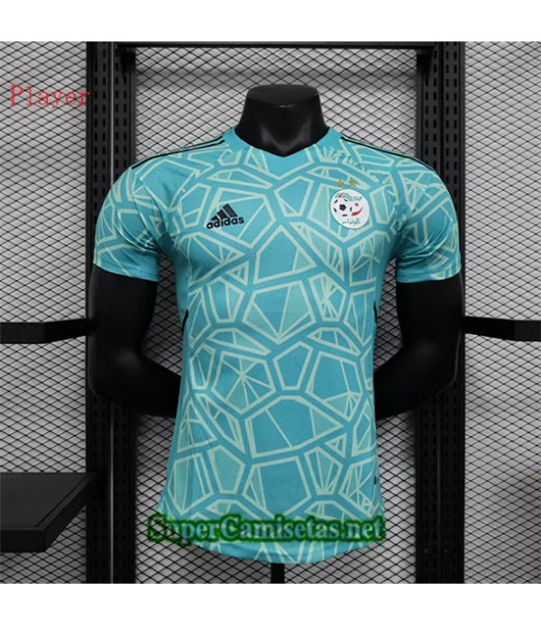 Tailandia Equipacion Camiseta Argelia Player Azul 2023 2024