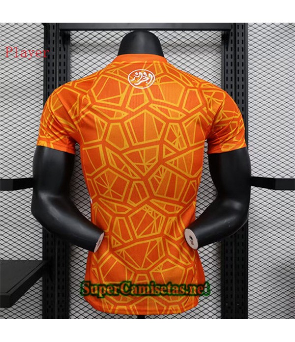 Tailandia Equipacion Camiseta Argelia Player Orange 2023 2024