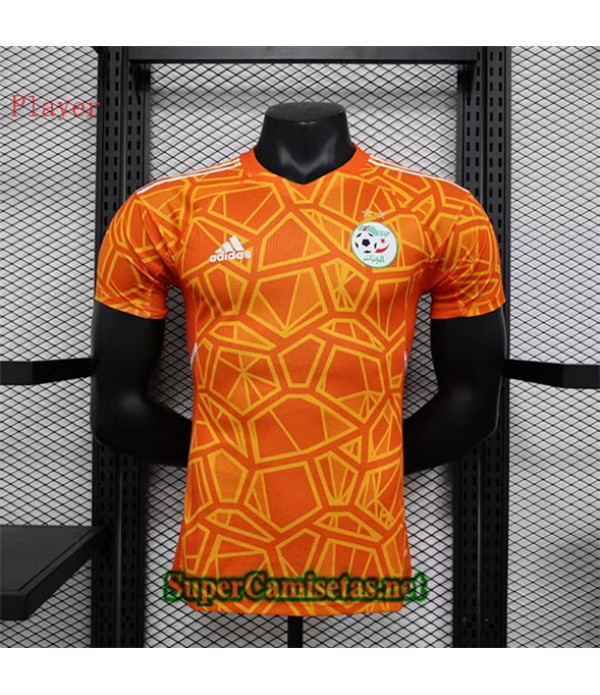 Tailandia Equipacion Camiseta Argelia Player Orange 2023 2024