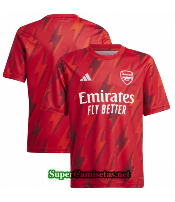 Tailandia Equipacion Camiseta Arsenal Training Roj...