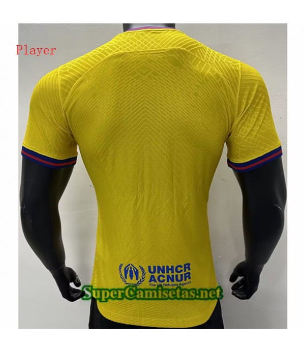 Tailandia Equipacion Camiseta Barcelona Player Classic Amarillo 2023 2024