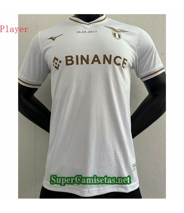 Tailandia Equipacion Camiseta Lazio Player 10 Aniversario Blanco 2023 2024