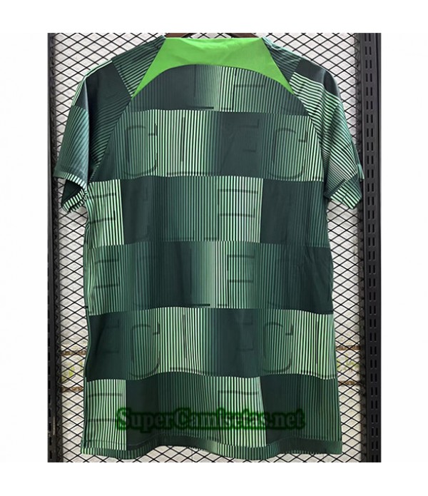 Tailandia Equipacion Camiseta Liverpool Training Verde 2023 2024