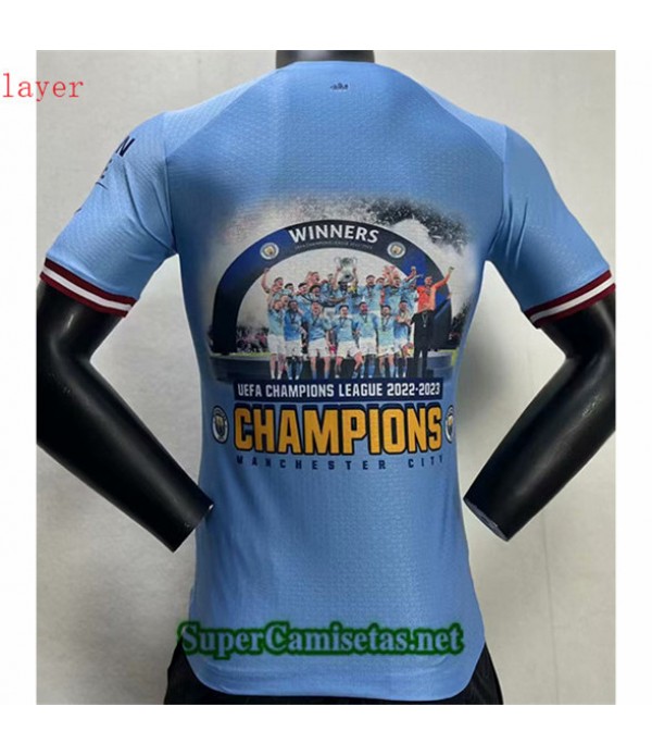 Tailandia Equipacion Camiseta Manchester City Player Champions Edition 2023 2024