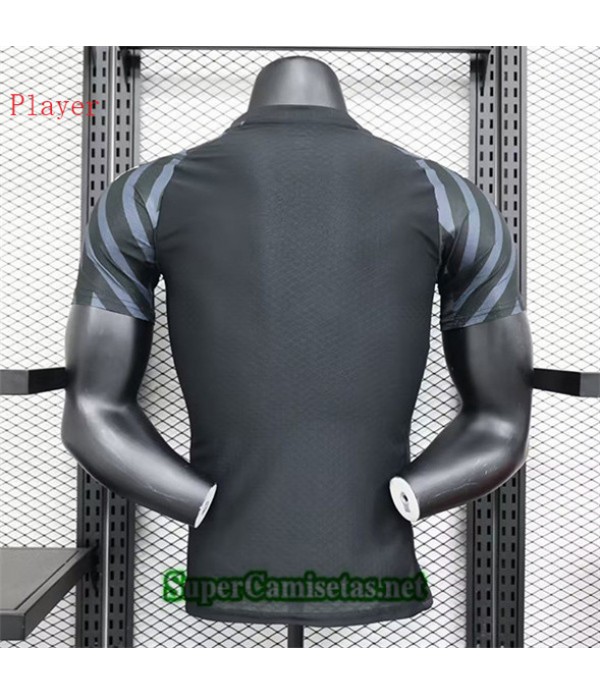Tailandia Equipacion Camiseta Marsella Player Training Negro 2023 2024