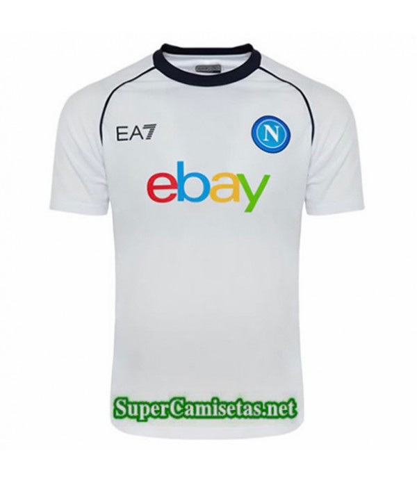 Tailandia Equipacion Camiseta Napoli Blanco 2023 2...