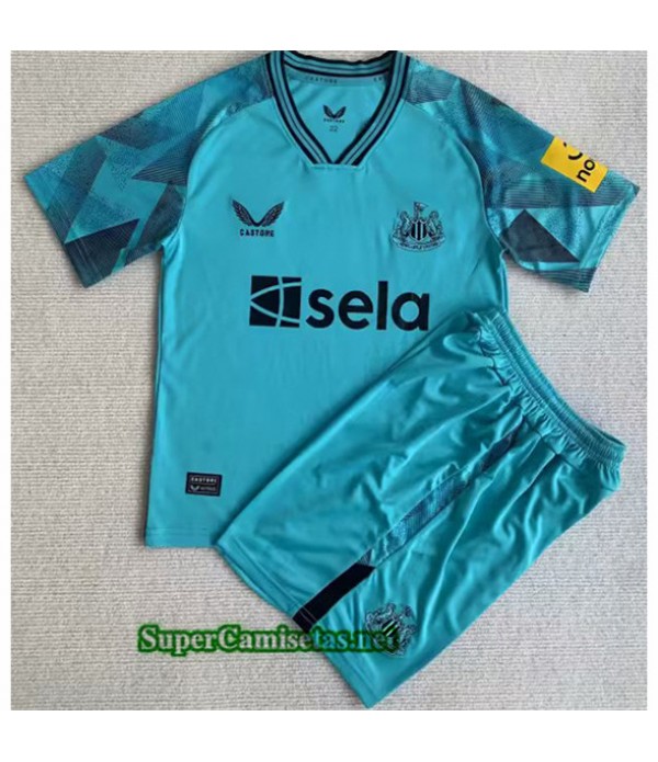 Tailandia Equipacion Camiseta Newcastle United Niño Azul 2023 2024