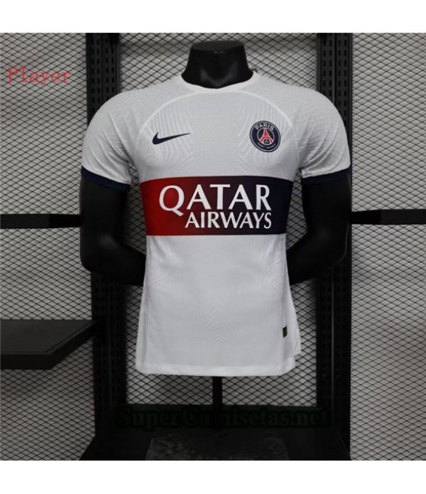 Tailandia Equipacion Camiseta Psg Player Rojo/blanco 2023 2024