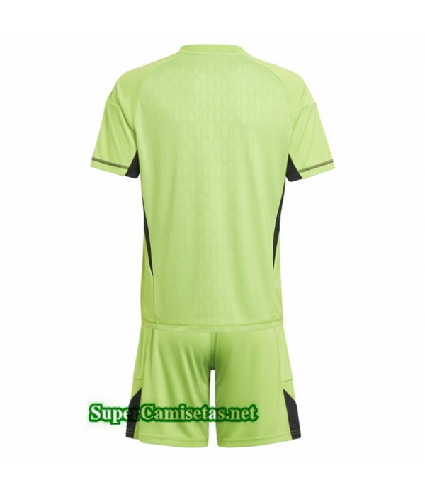 Tailandia Porteroprimera Equipacion Camiseta Real Madrid Niño Verde 2023 2024