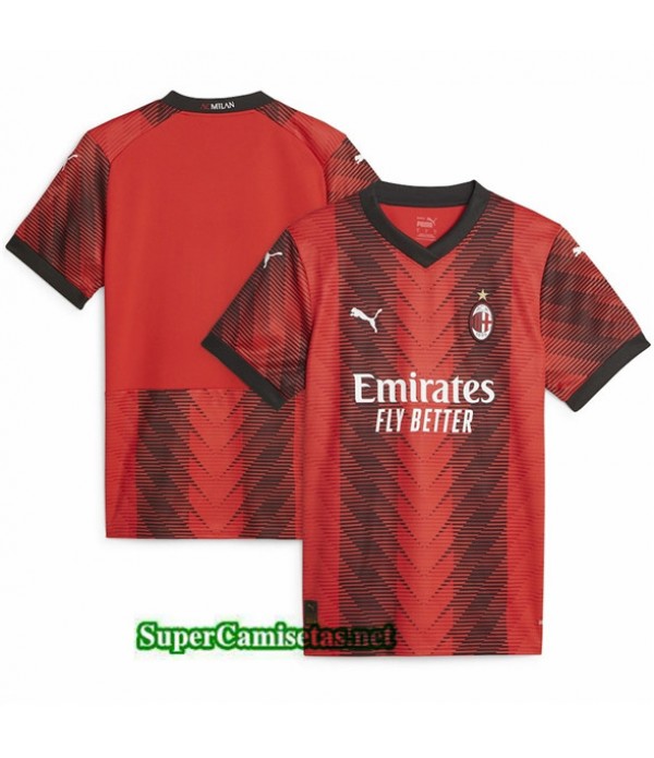 Tailandia Primera Equipacion Camiseta Ac Milan Mujer 2023 2024