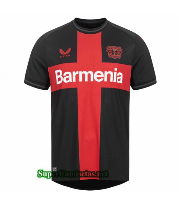 Tailandia Primera Equipacion Camiseta Bayer 04 Leverkusen Negro 2023 2024