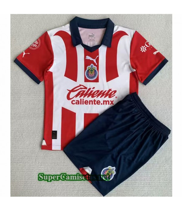 Tailandia Primera Equipacion Camiseta Chivas De Guadalajara Niño 2023 2024