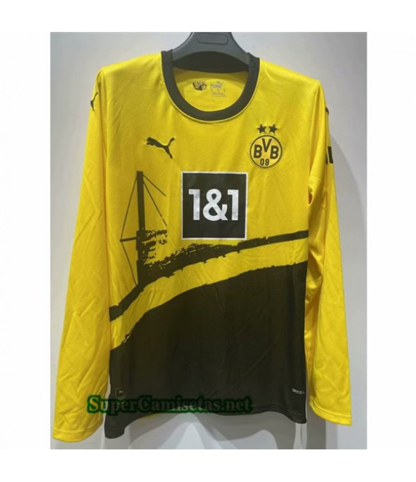 Tailandia Primera Equipacion Camiseta Dortmund Manga Larga 2023 2024