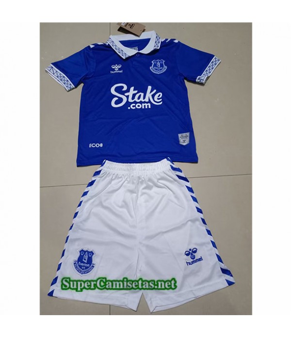Tailandia Primera Equipacion Camiseta Everton Niño 2023 2024
