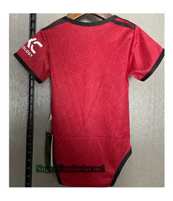 Tailandia Primera Equipacion Camiseta Manchester United Bebé 2023 2024