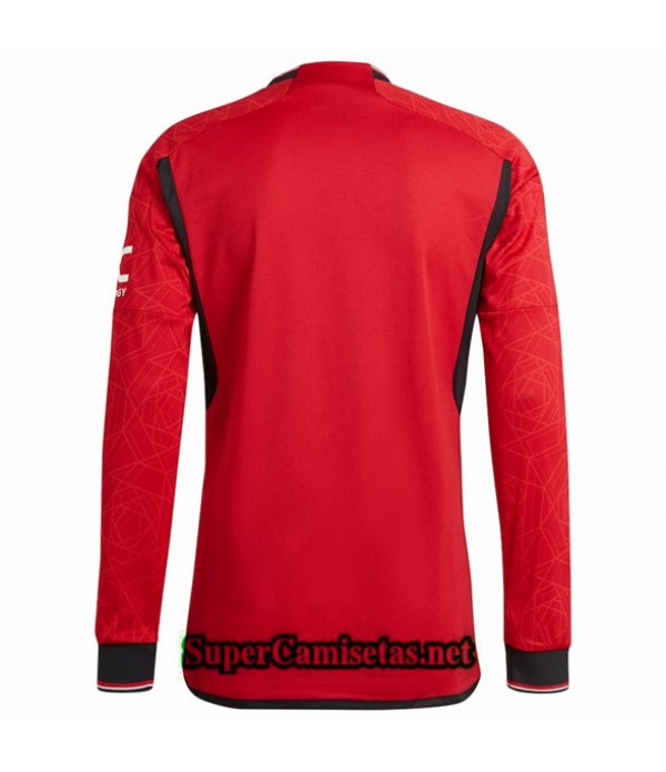 Tailandia Primera Equipacion Camiseta Manchester United Manga Larga 2023 2024