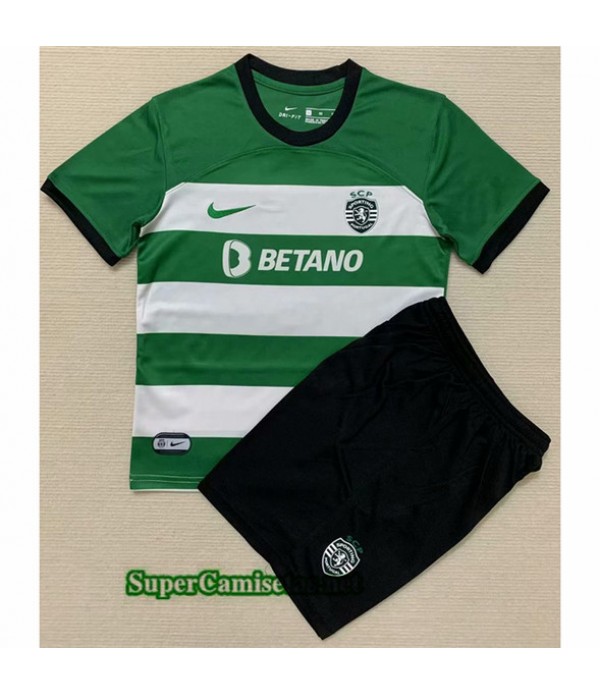 Tailandia Primera Equipacion Camiseta Sporting Lisbon Niño 2023 2024