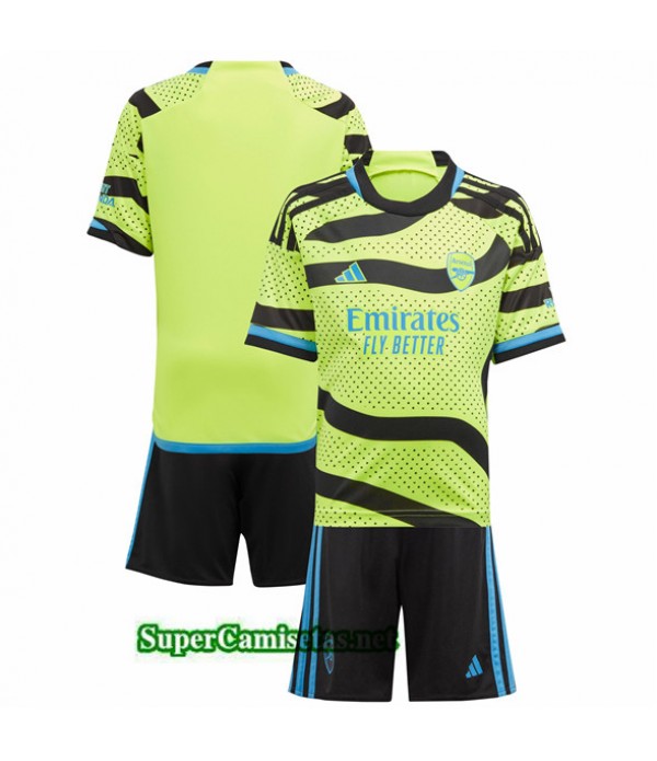 Tailandia Segunda Equipacion Camiseta Arsenal Niño 2023 2024