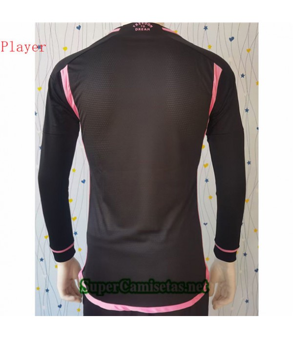 Tailandia Segunda Equipacion Camiseta Inter Miami Player Manga Larga 2023 2024