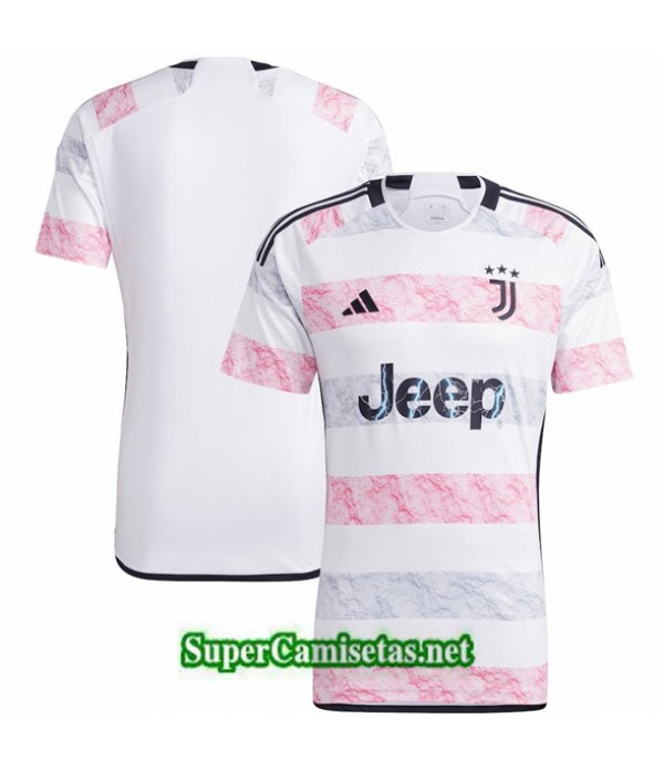 Tailandia Segunda Equipacion Camiseta Juventus Mujer 2023 2024