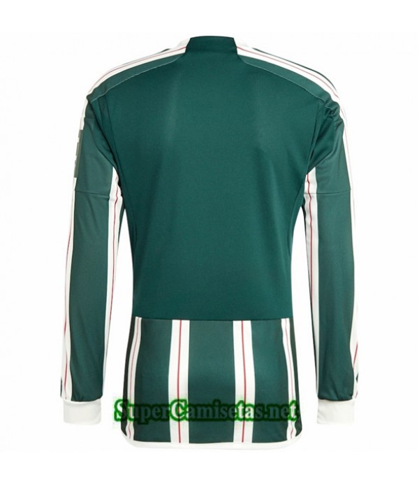 Tailandia Segunda Equipacion Camiseta Manchester United Manga Larga 2023 2024