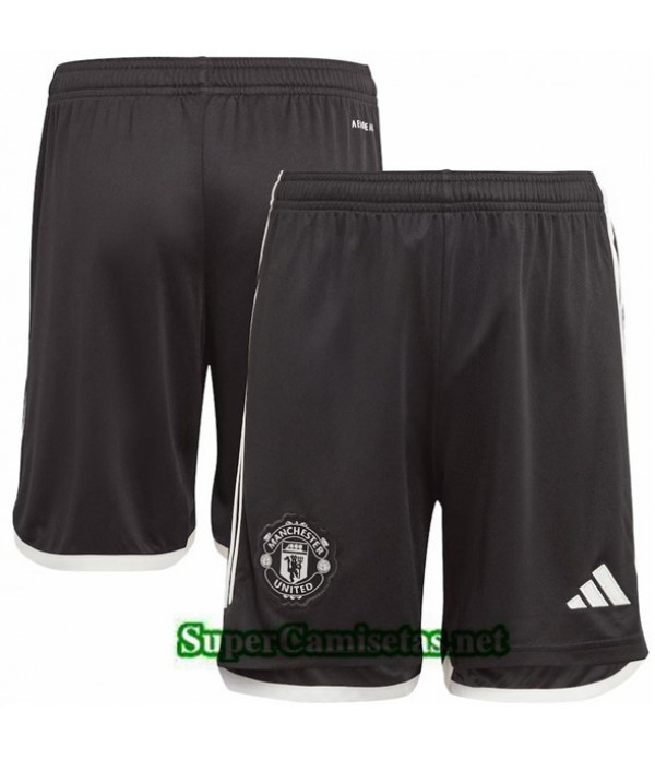 Tailandia Segunda Equipacion Camiseta Manchester United Pantalone 2023 2024
