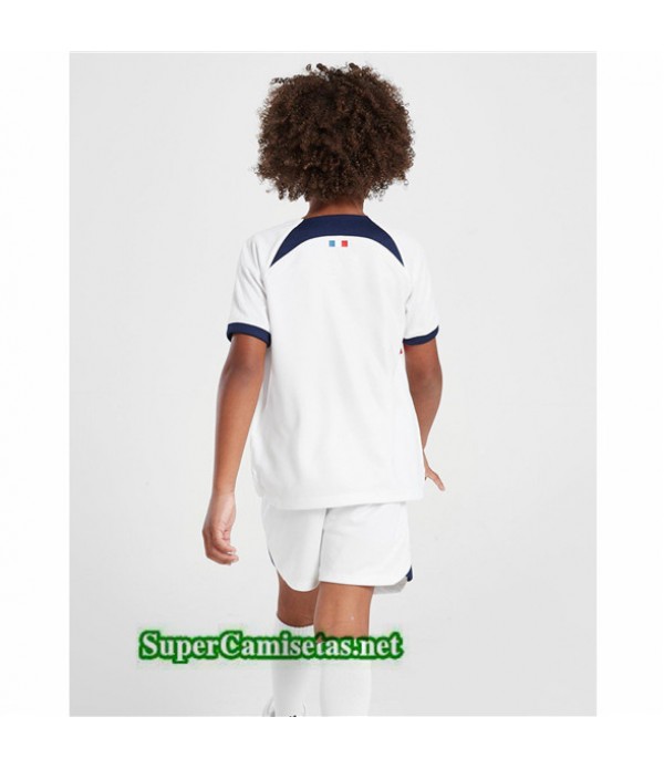 Tailandia Segunda Equipacion Camiseta Psg Niño Blanco 2023 2024