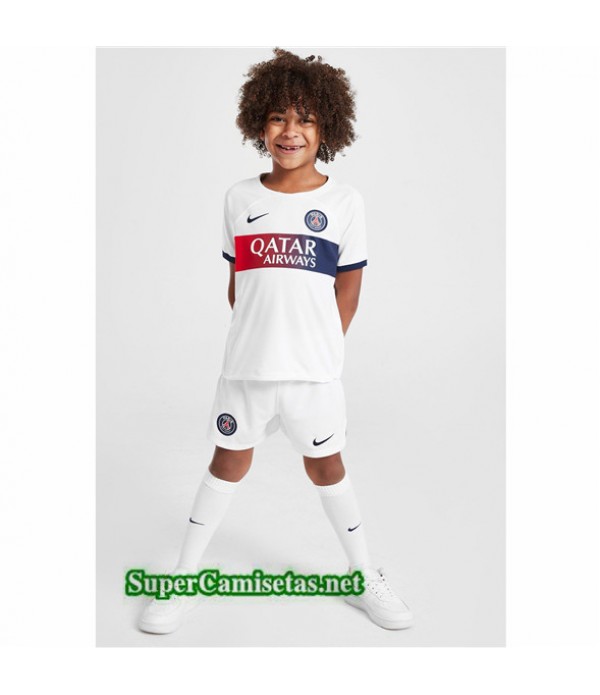 Tailandia Segunda Equipacion Camiseta Psg Niño Bl...