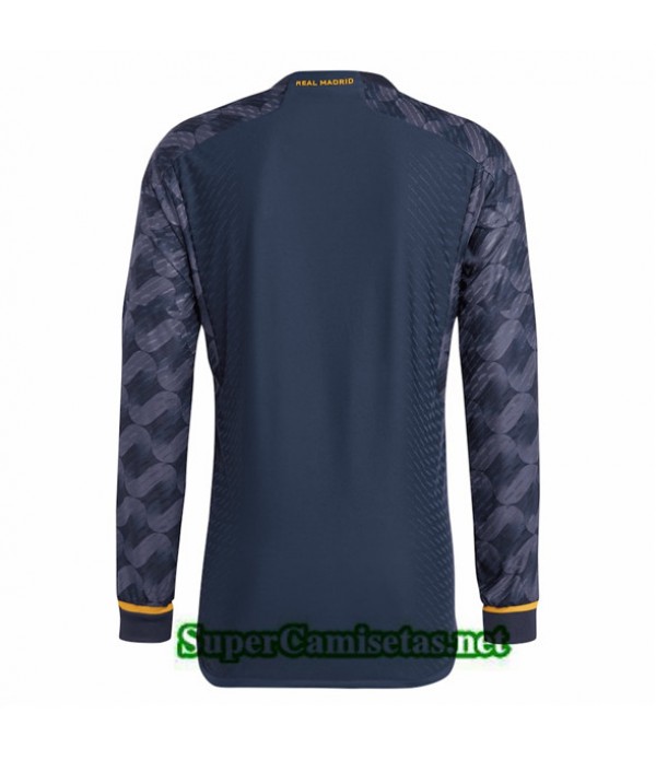 Tailandia Segunda Equipacion Camiseta Real Madrid Manga Larga 2023 2024