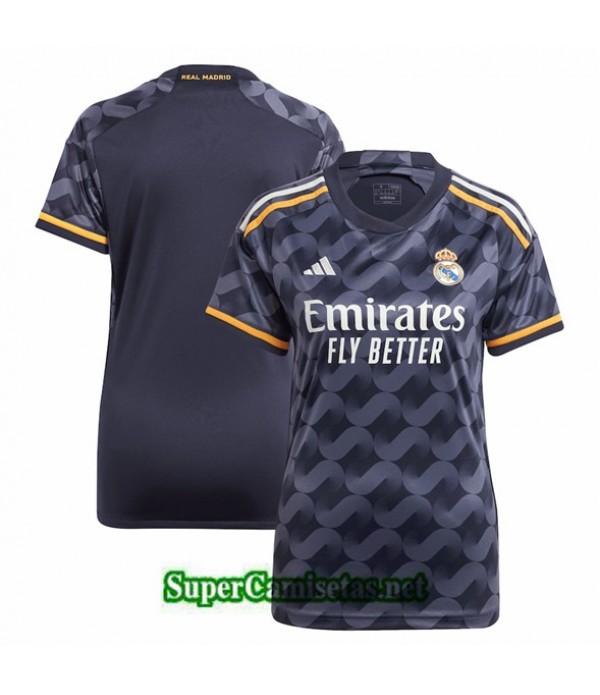 Tailandia Segunda Equipacion Camiseta Real Madrid Mujer 2023 2024