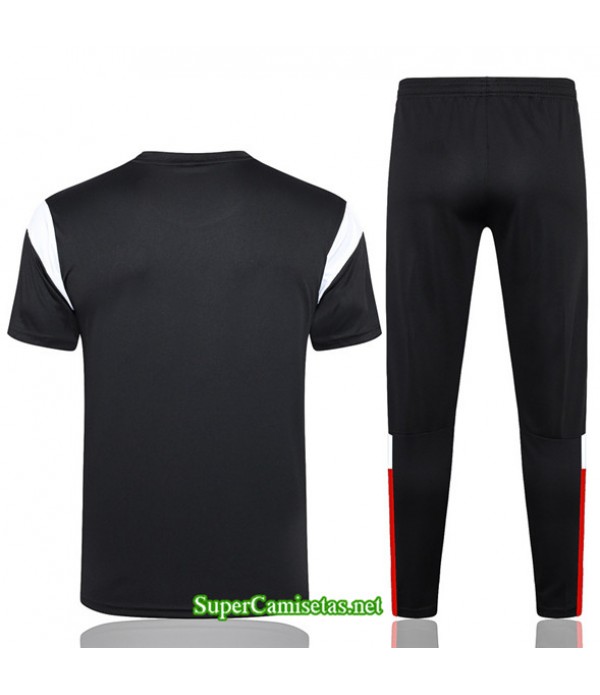 Tailandia Camiseta Kit De Entrenamiento Ac Milan Negro 2023/24