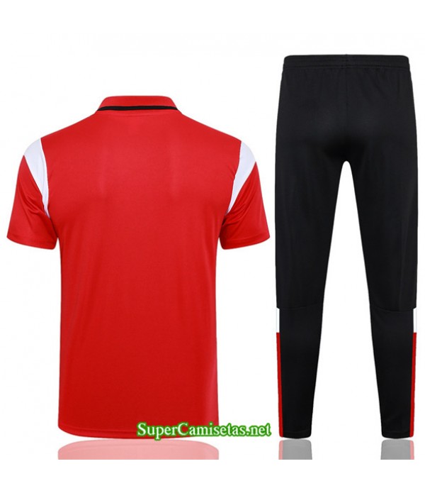 Tailandia Camiseta Kit De Entrenamiento Ac Milan Rojo 2023/24