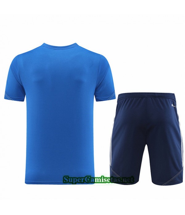 Tailandia Camiseta Kit De Entrenamiento Adidas Azul 2023/24