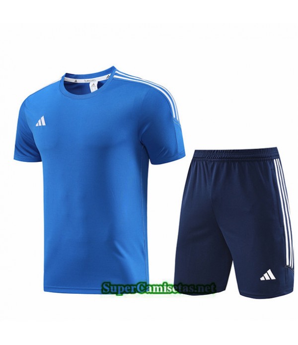 Tailandia Camiseta Kit De Entrenamiento Adidas Azul 2023/24