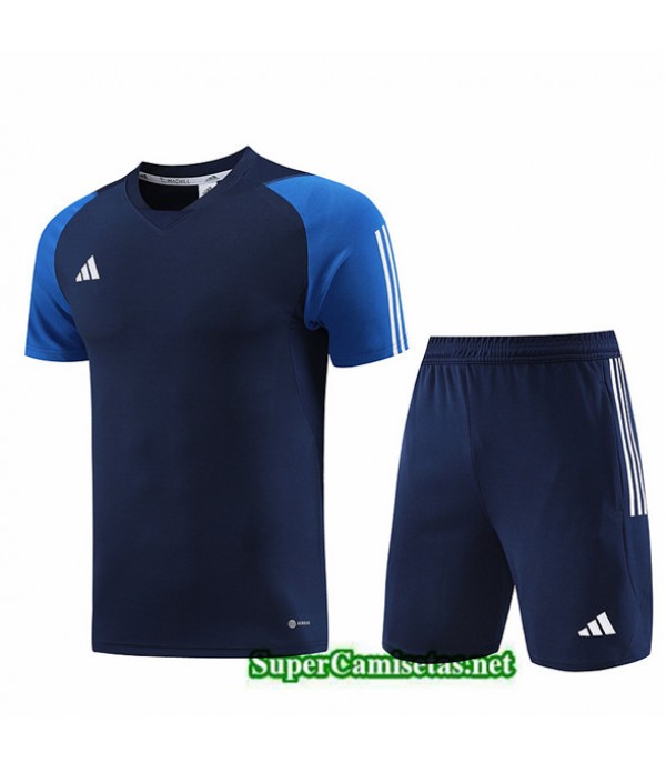 Tailandia Camiseta Kit De Entrenamiento Adidas Azul 2023/24