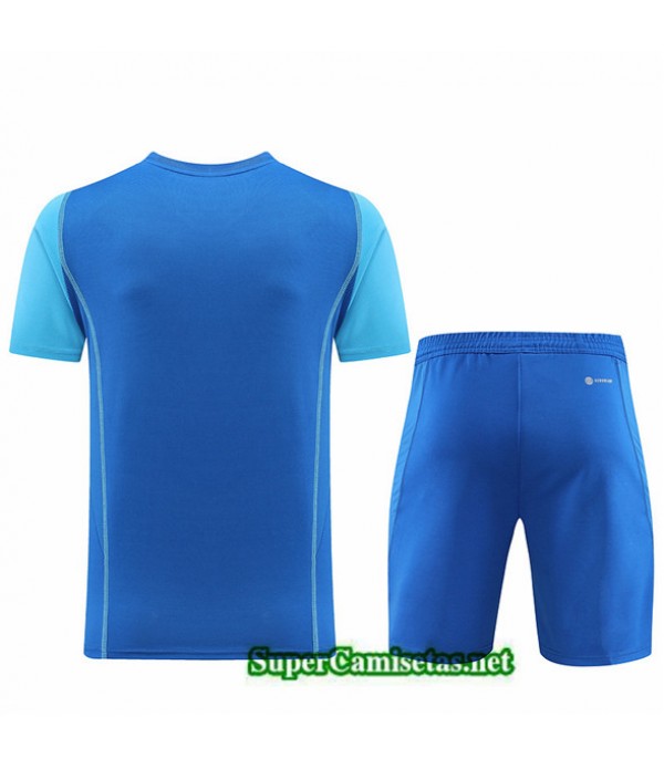 Tailandia Camiseta Kit De Entrenamiento Adidas Azul 2023/24