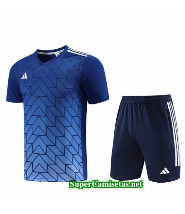 Tailandia Camiseta Kit De Entrenamiento Adidas Azul 2023/24