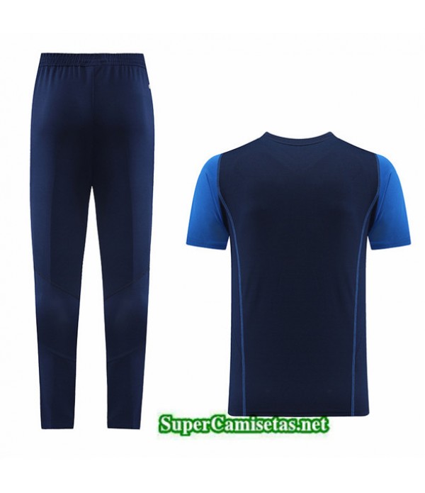 Tailandia Camiseta Kit De Entrenamiento Adidas Azul 2023/24