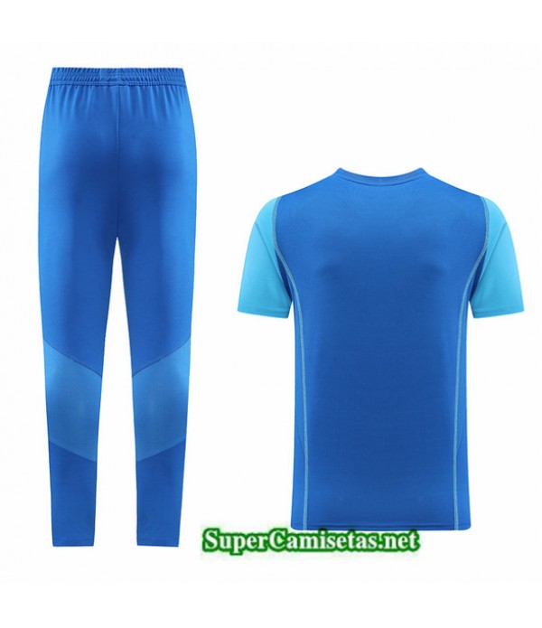 Tailandia Camiseta Kit De Entrenamiento Adidas Azul 2023/24