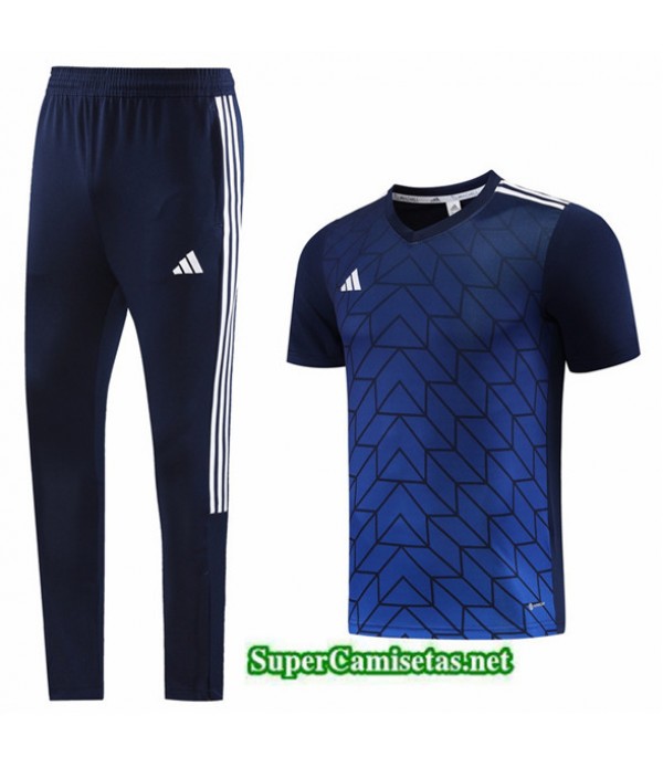 Tailandia Camiseta Kit De Entrenamiento Adidas Azul Marino 2023/24