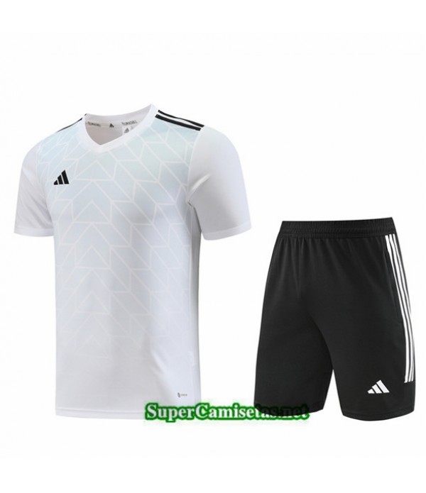 Tailandia Camiseta Kit De Entrenamiento Adidas Blanco 2023/24