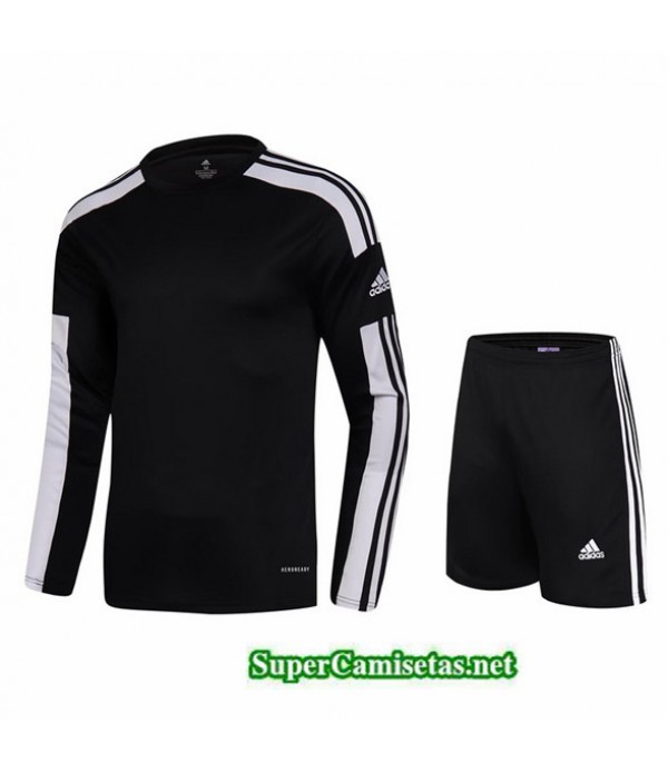 Tailandia Camiseta Kit De Entrenamiento Adidas Manche Longue Negro 2023/24