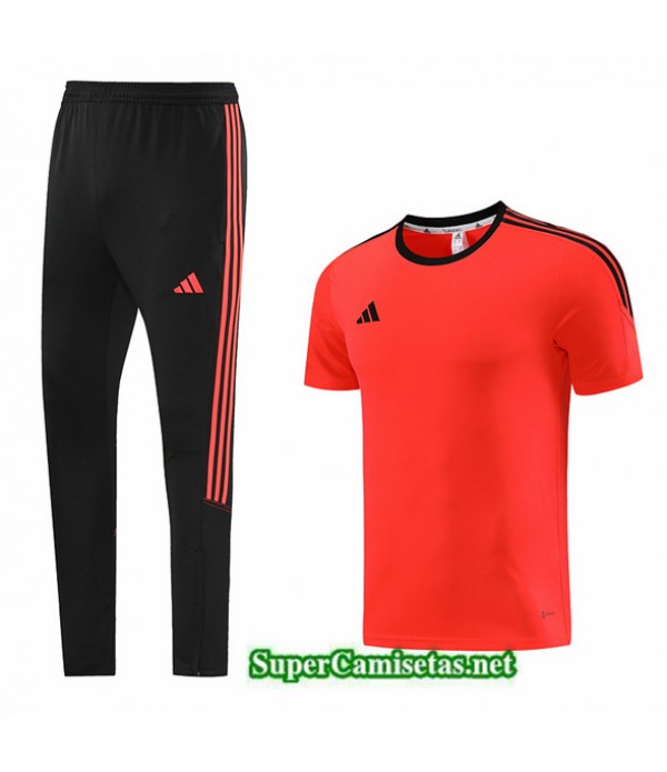 Tailandia Camiseta Kit De Entrenamiento Adidas Naranja 2023/24