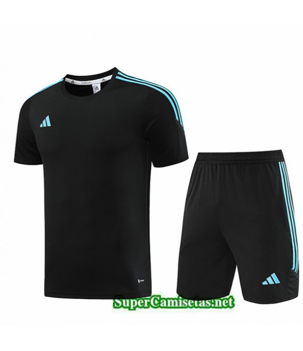 Tailandia Camiseta Kit De Entrenamiento Adidas Negro 2023/24