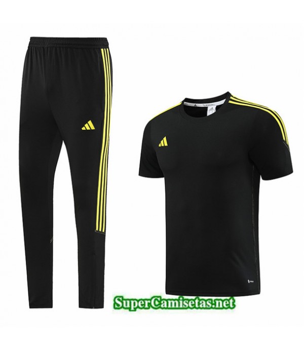 Tailandia Camiseta Kit De Entrenamiento Adidas Negro 2023/24